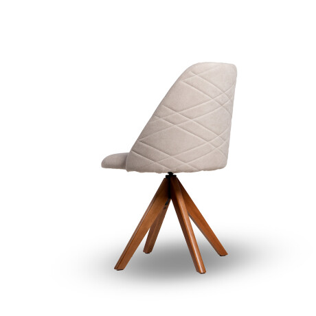 Silla Giratoria Karol 141- Tela Microfibra 221 (Greige)