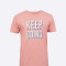 T-shirt estampada coral
