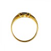Anillo Solitario-Oro Bajo-Piedra Zafiro-AN8127 conpiedra