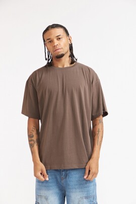 REMERA OVERSIZE RENO MARRON