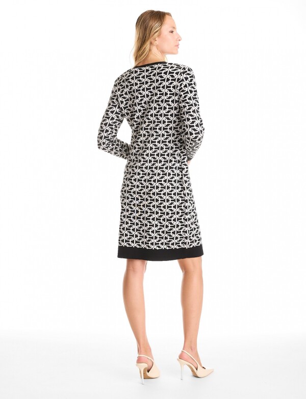 Vestido Twofold NEGRO/BLANCO