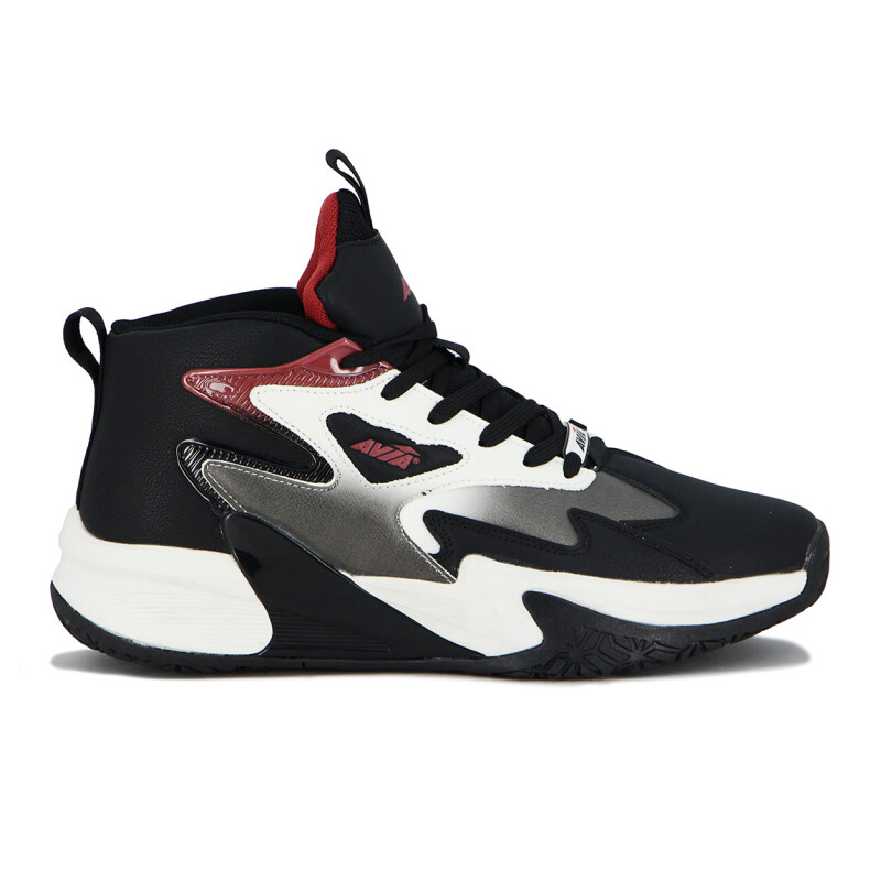 Avia Calzado Deportivo Para Hombre Quepos - White/black/red Blanco-negro