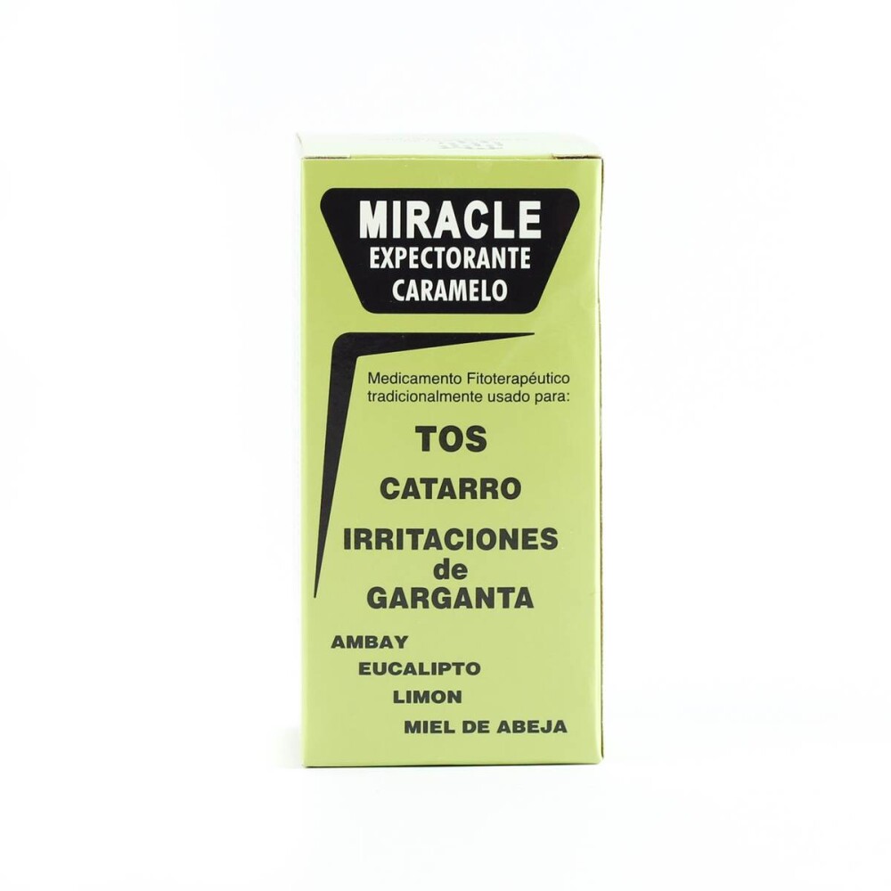 MIRACLE CARAMELO EXPECTORANTE CJ única