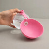 Bebedero Portatil Silicona Para Perros Y Gatos ROSA