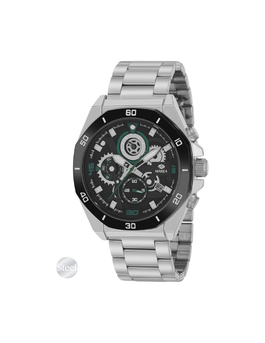 Reloj Marea Watch B35359011 - Acero y Negro 
