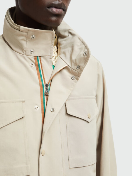 Moncler - Chaqueta acolchada de plumón Noues Terracota
