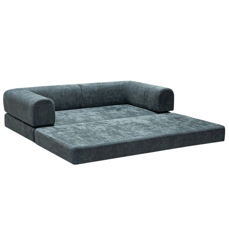 SOFÁ CAMA ESPUMA GRIS NUBE GRIS OSC