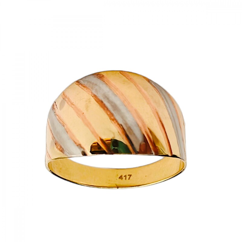 Anillo Labrado-Oro bajo-Sin Piedra-AN8192 - sinpiedra — Mamba Negra