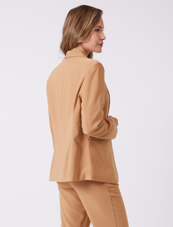 Blazer Sastrero Slim BEIGE OSCURO
