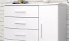 Cómoda Zapatera Genova Plus 1 Puerta 4 Cajones Blanco