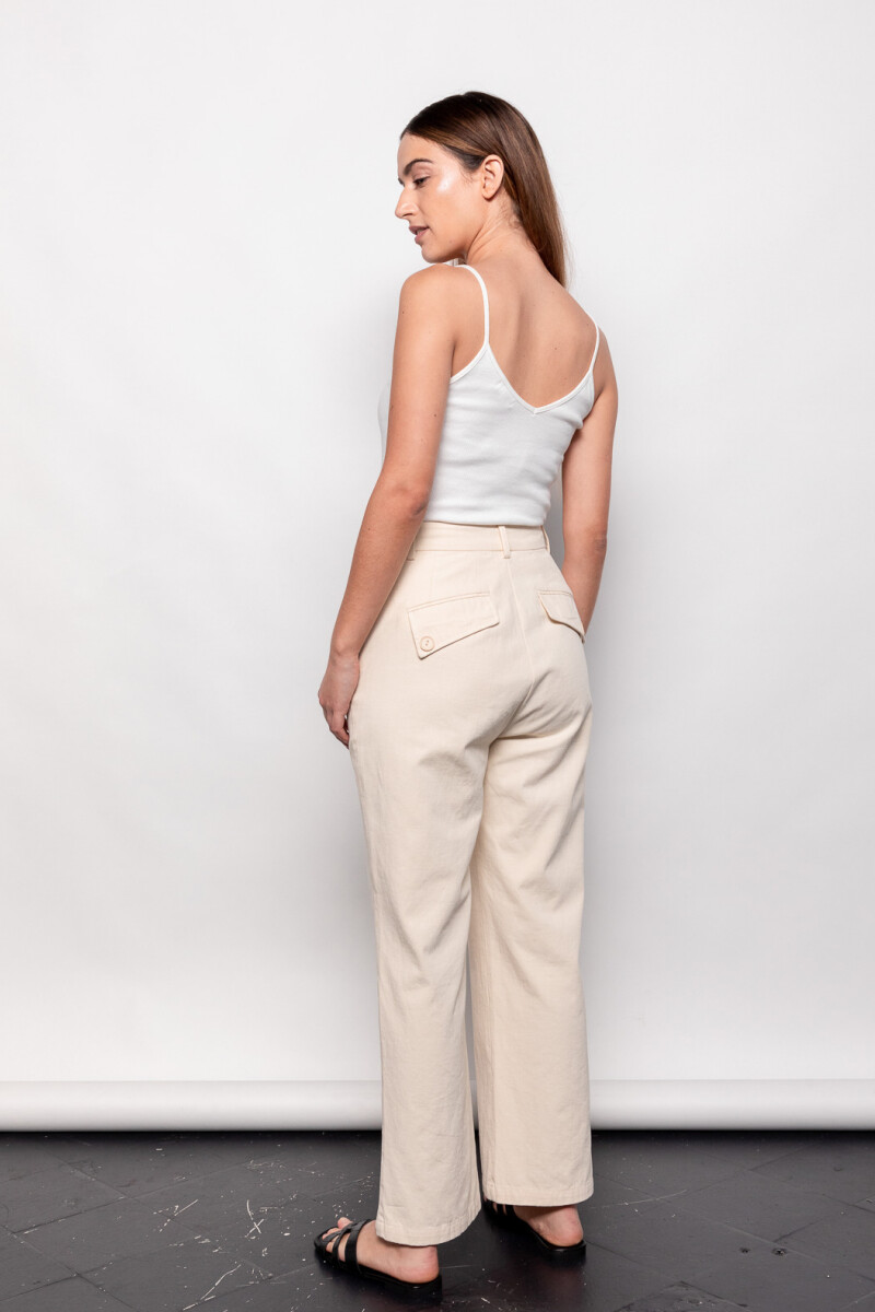 PANTALON LETIZIA Vainilla