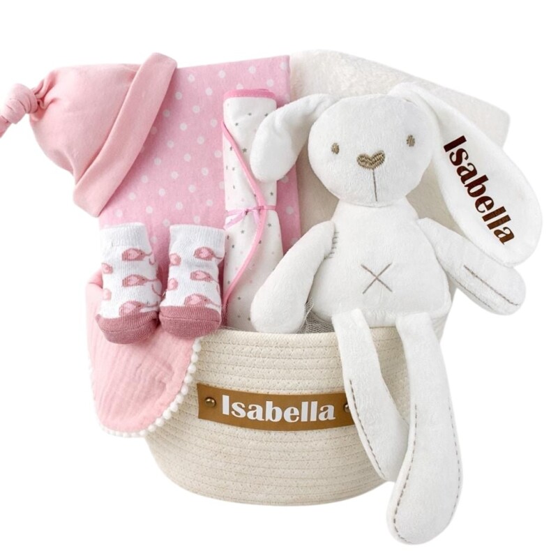 Cesta de nacimiento Cone-Cone rosa