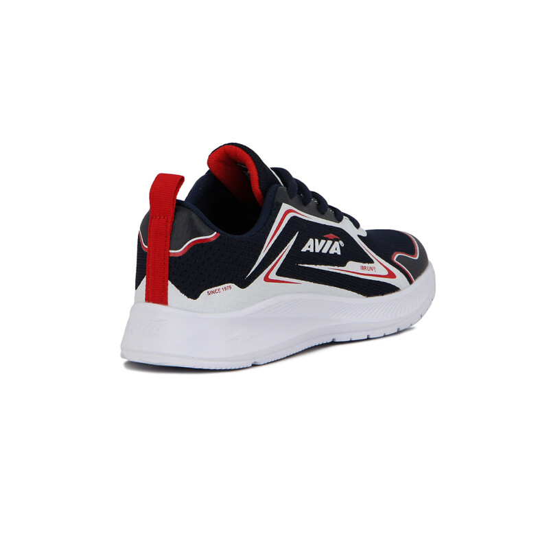 Avia Zapatillas Acordonadas Para Niño Betush- Navy/White Marino-Blanco