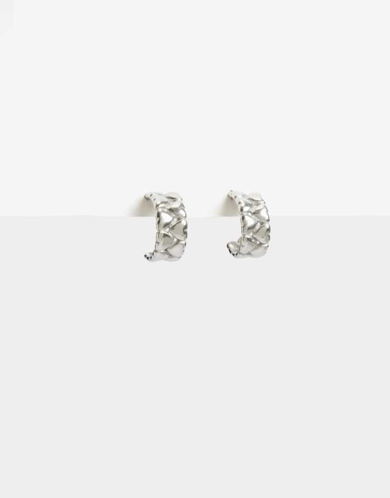 Aros Argollas Metal Argollas De Acero - Plateado