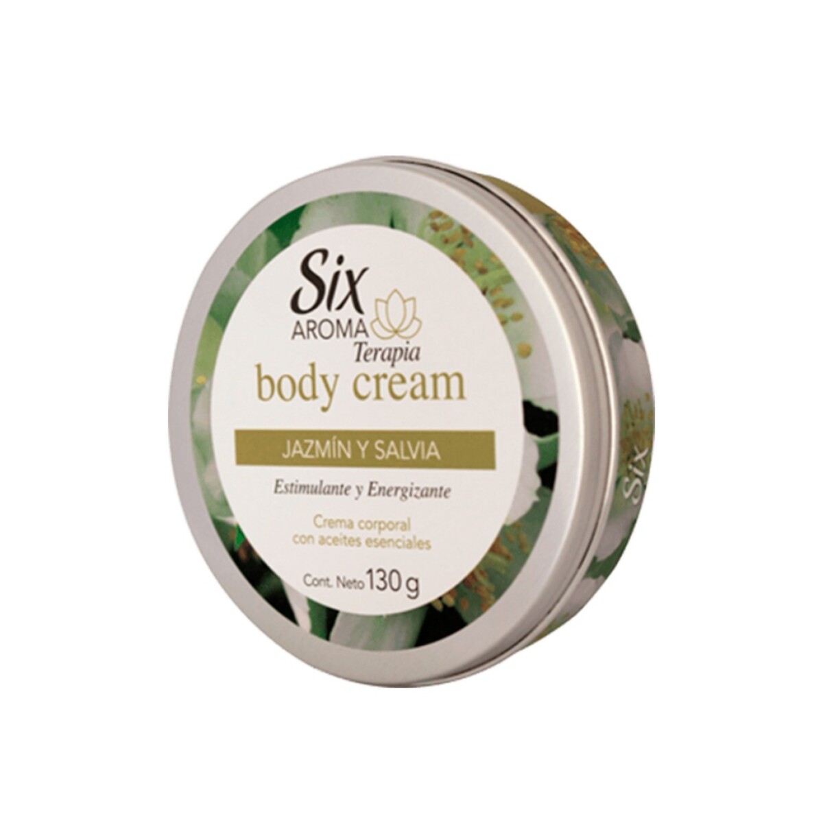 CREMA CORPORAL EN LATA SIX JAZMIN Y SALVIA 