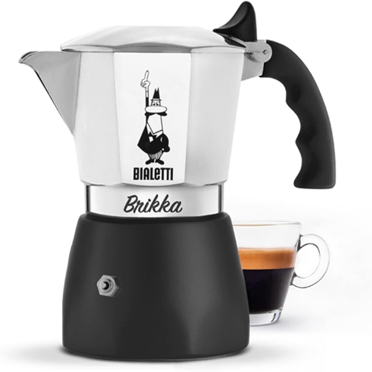 Cafetera Bialetti Brikka 4 Pocillos Aluminio - ALUMINIO 