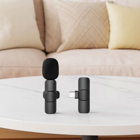MICROFONO SOLAPERO K8 TIPO C NEGRO