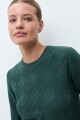 Sweater estructuras verde ingles