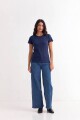 Remera cuello redondo ICONIC 150 AZUL MARINO