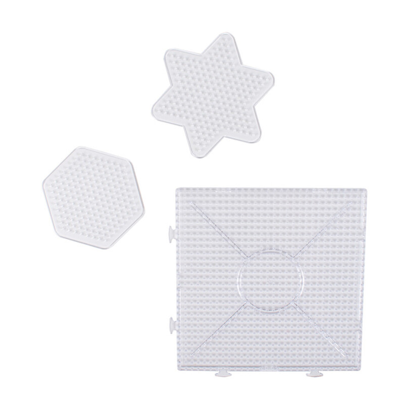 Cuentas placas 3 piezas Hama beads Playbox Cuentas placas 3 piezas Hama beads Playbox