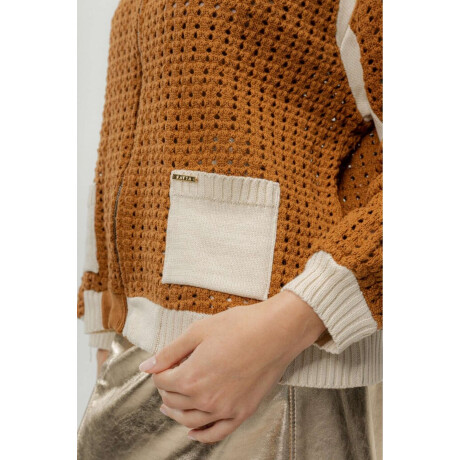 Bomber Otter Camel Y Lila