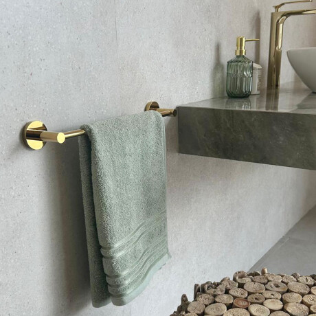 TOALLERO BARRAL METAL MODENA DORADO BRILLO 40 CM DE LARGO DORADO-BRUSHED GOLD
