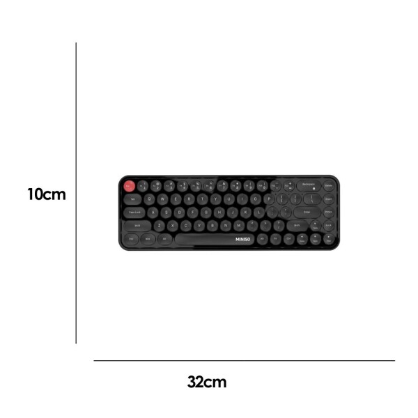 Teclado inalámbrico negro