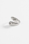 Anillo bold acero plateado