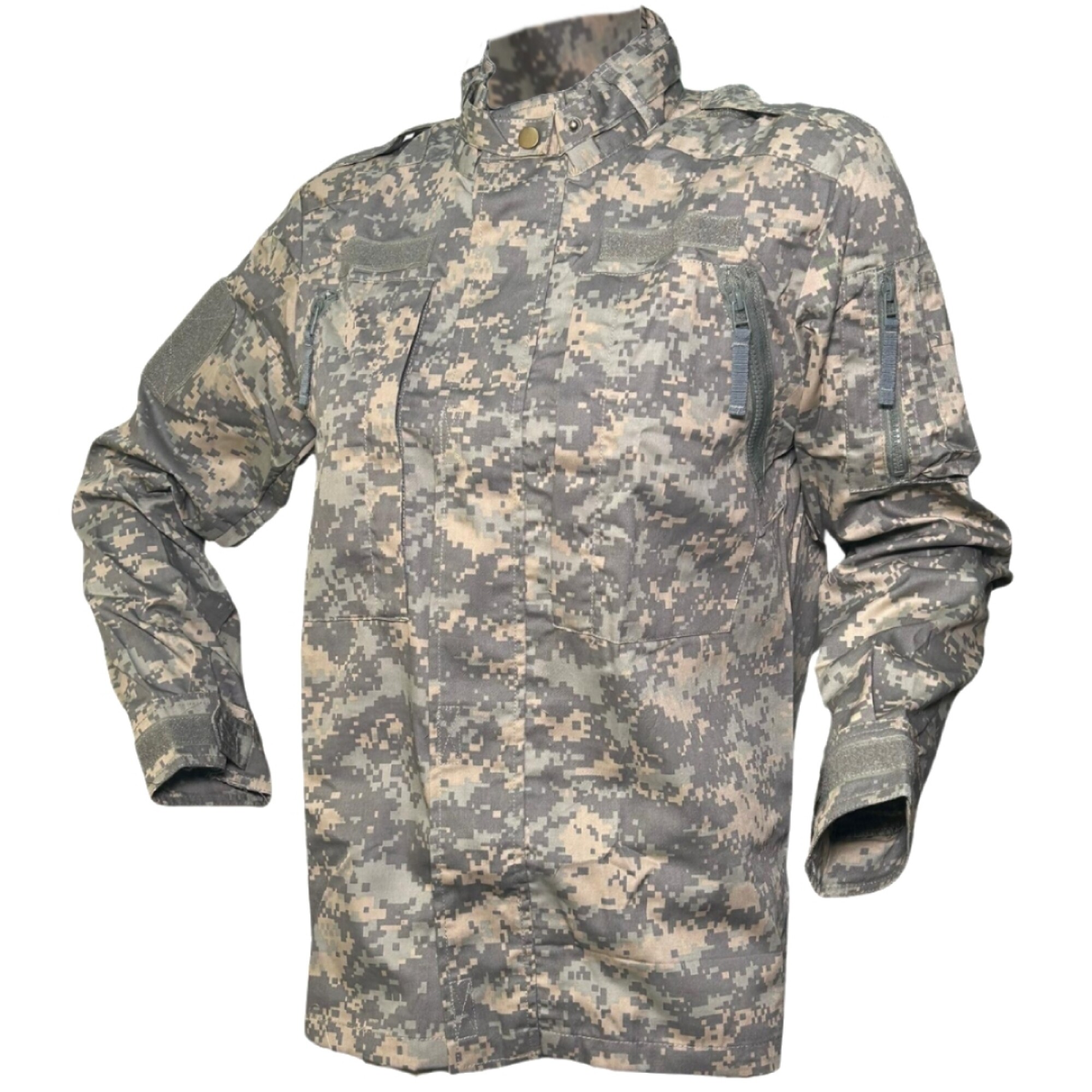 Camisa tactica con bolsillos y velcros Pixelado Aventureros