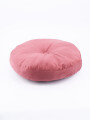 ALMOHADON VELVET REDONDO ROSADO