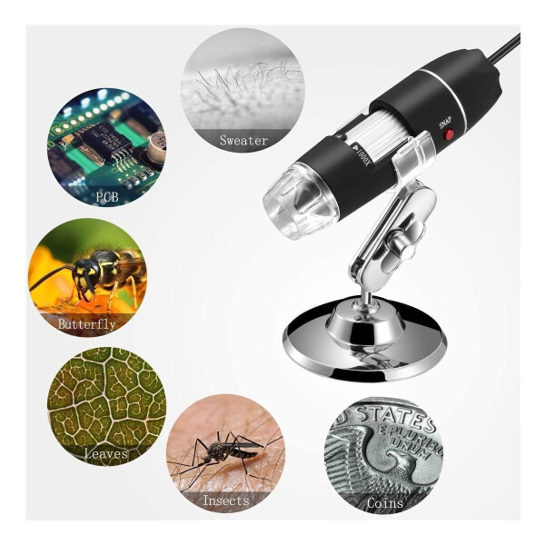 Microscopio Digital Usb 1000x Disparo Jepg Video Avi Microscopio Digital Usb 1000x Disparo Jepg Video Avi