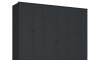 Ropero Americano PLUS 6 puertas 4 cajones - 100% MDF Gris