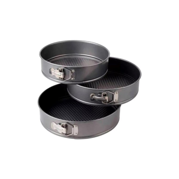 SET 3 TORTERAS DESMONTABLES NEGRO