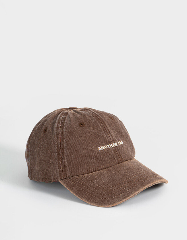 Caps Gorra Denim Bordada Chocolate - Marron Chocolate