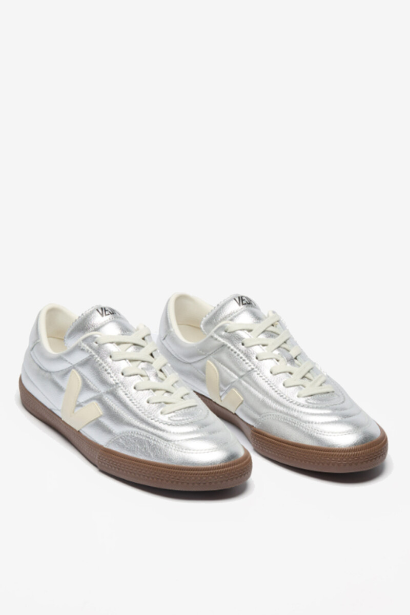 PANENKA LEATHER SILVER WHITE Plata