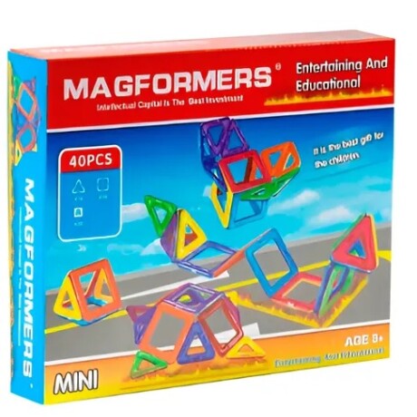 Juego de armar Magformers 40pcs Juego de armar Magformers 40pcs