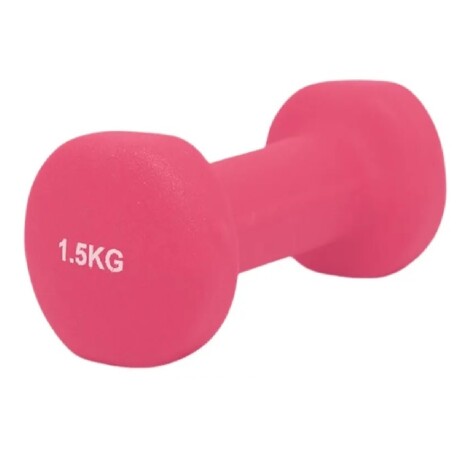 Mancuerna engomada de 1.5KG Fucsia