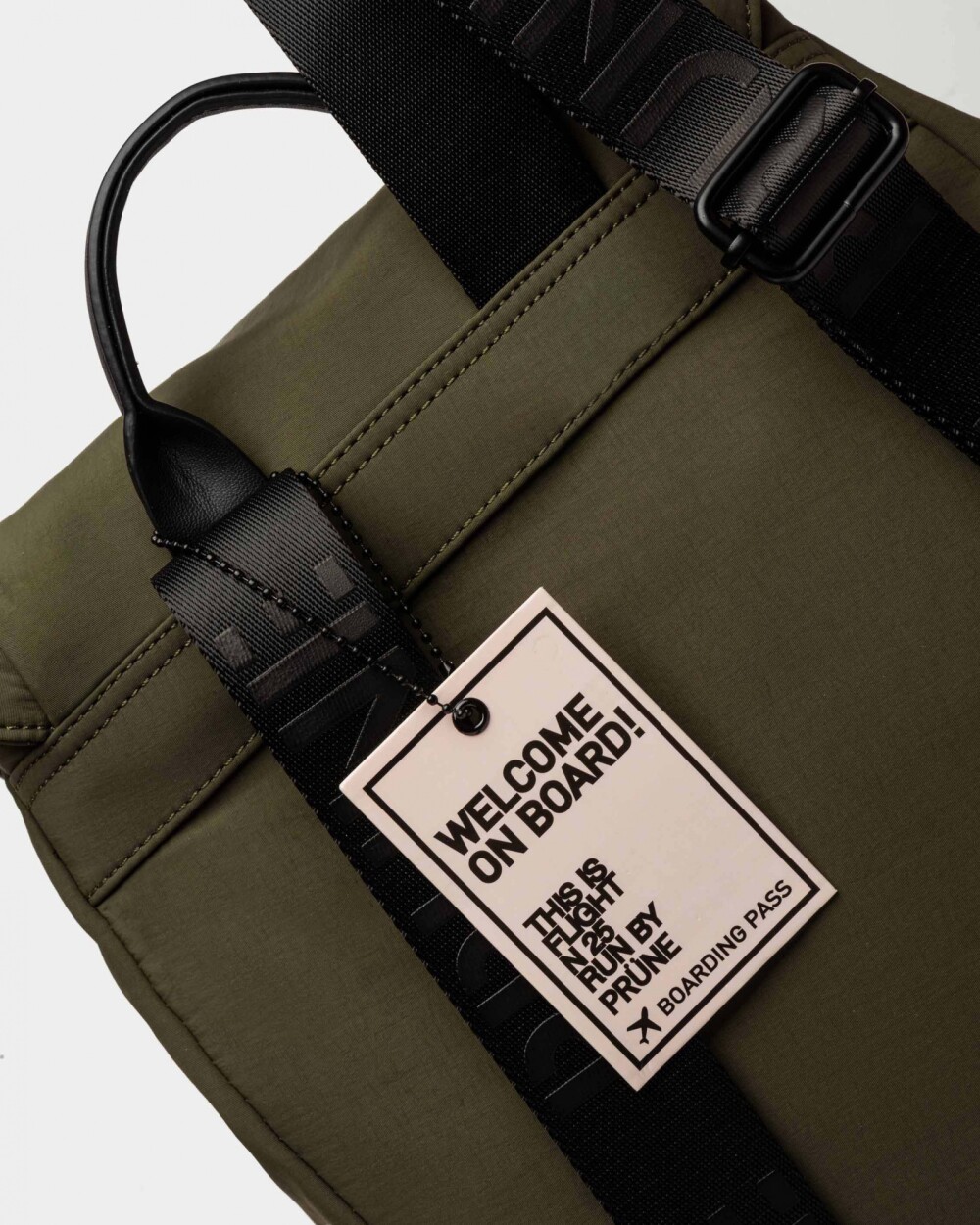 Mochila Flight en nylon Verde
