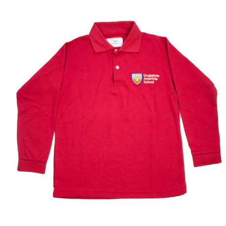 Remera polo manga larga Uruguayan American School