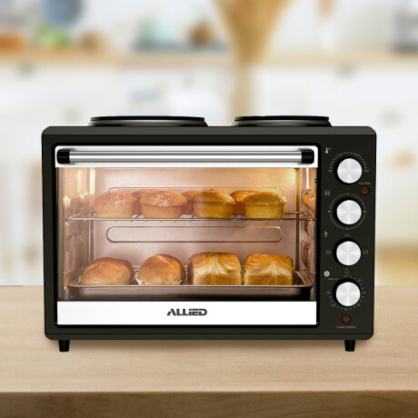 Horno Eléctrico Allied AL-EH402 3200W con 2 Hornallas 40L 001
