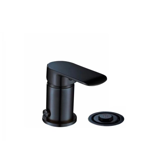 Grifería de bidet Monocomando con transferencia Alassio Negro Mate Grifería De Bidet Monocomando Con Transferencia Alassio Negro Mate