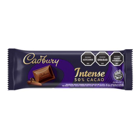 Tableta Cadbury 6205 Intense 162G sin Gluten 001