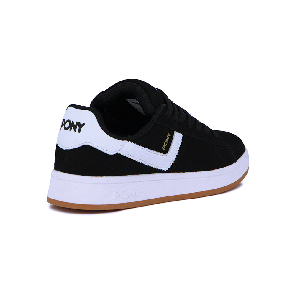 Pony Calzado Lifestyle Square Gamuza Hombre - negro/blanco Negro-Blanco