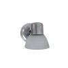 APLIQUE 1 LUZ C/TULIPA SATINADA PLATA E27 APLIQUE 1 LUZ C/TULIPA SATINADA PLATA E27