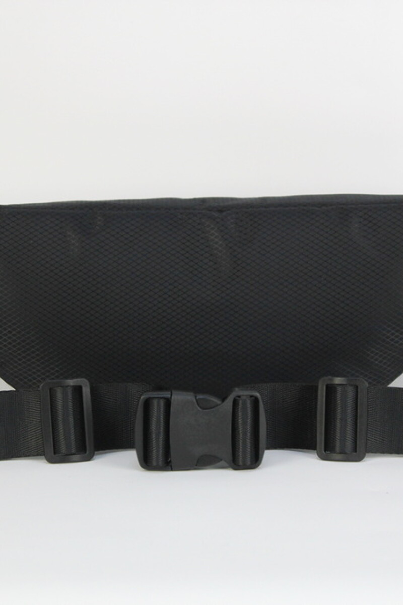 Riñonera nylon doble cierre Chicago Bulls - NBA Negro