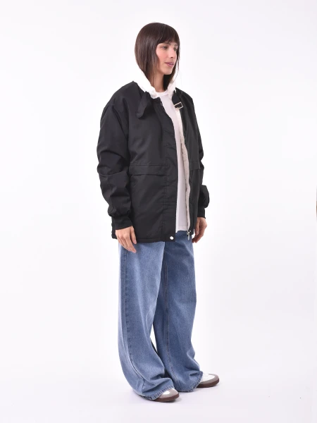 CAMPERA FRANCA NEGRO