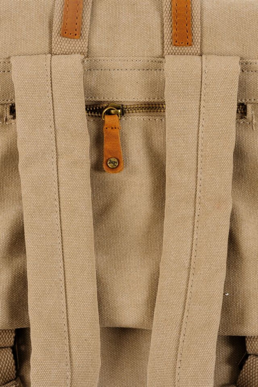 MOCHILA DE LONA Beige