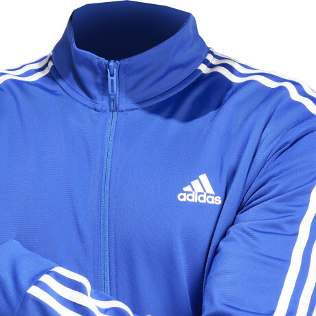 CAMPERA DEPORTIVA ESSENTIALS WARM-UP 3 TIRAS BLUE