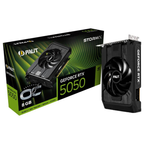 Tarjeta de Video Palit Geforce Rtx 5050 Stormx Oc 8gb Gddr6 Black
