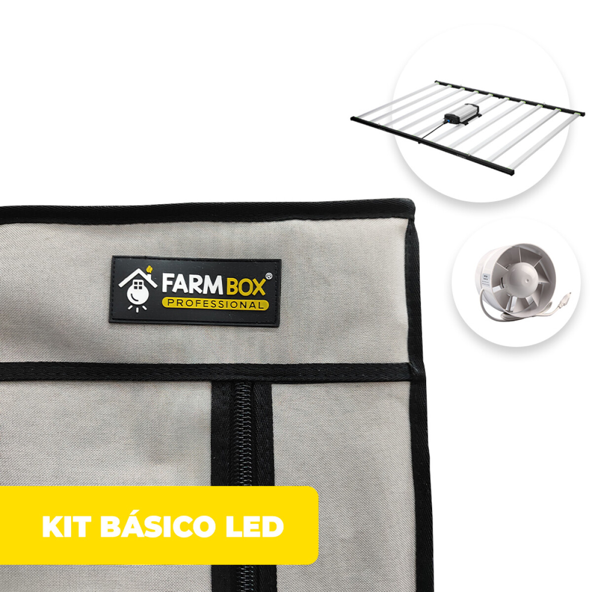 KIT INDOOR BASICO LED PROFESSIONAL - 240X240X200CM 